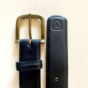 Black leather Tecovas belt size 38